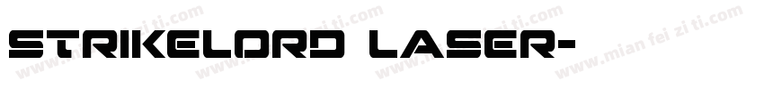strikelord laser字体转换